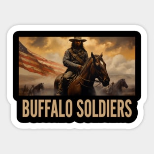 BUFFALO SOLDIERS - Riding Sticker
